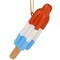 Tree Buddees Retro Patriotic Red White and Blue Popsicle Christmas Ornament